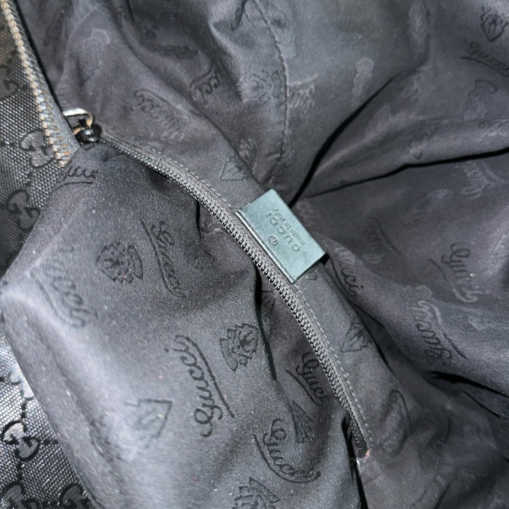 Pre owned Gucci GG black backpack, as shown in pictures. - Picture 8 of 17